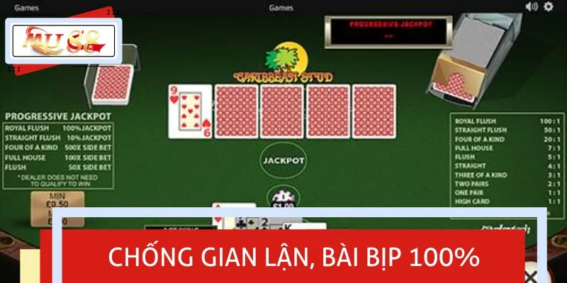 Hệ thống còn đảm bảo an toàn cho mọi ván bài với công nghệ chống hack