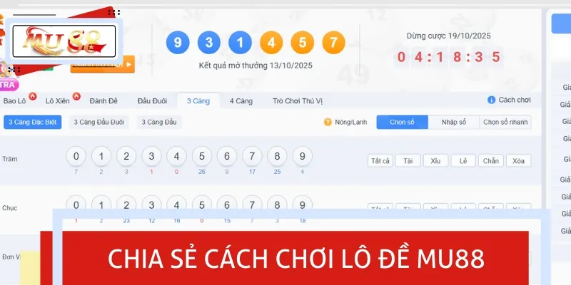 Chi tiết cách tham gia cược lô đề dễ dàng chiến thắng