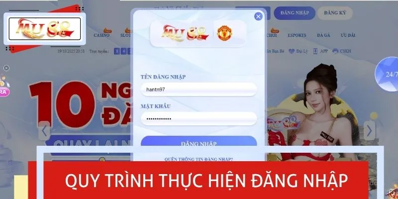 Quy trình chuẩn thực hiện đăng nhập tài khoản game
