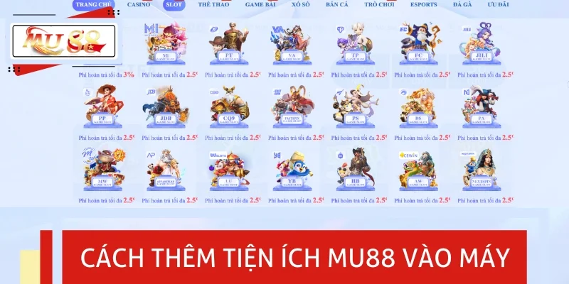 Hướng dẫn thêm tiện ích không chiếm dung lượng